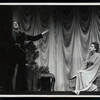 Maurice Evans and Lili Darvas in the stage production Hamlet