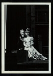 Staats Cotsworth and Julie Harris in the stage production Hamlet at the Delacorte Theater