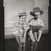 Unidentified actors in the stage production Happy Hunting