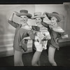 Unidentified actors in the stage production Happy Hunting