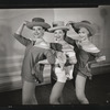 Unidentified actors in the stage production Happy Hunting