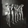Unidentified actors in the stage production Happy Hunting