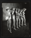 Unidentified actors in the stage production Happy Hunting