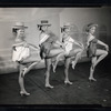 Unidentified actors in the stage production Happy Hunting