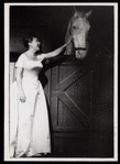 Ethel Merman and Moe (horse) in the stage production Happy Hunting