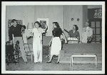 A scene from a 1951 production of Hay Fever, by Noël Coward