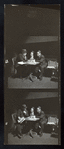 Two images from rehearsal (?) for the stage production Hope for the Best