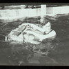 Harry Houdini in the water