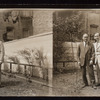 Harry Houdini and Dr. Shirley Quimby in Houdini's backyard