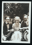 Harry Houdini, Lila Lee, and unidentified man on the set of the motion picture "Terror Island"