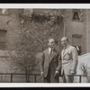 Harry Houdini and Dr. Shirley Quimby in Houdini's backyard