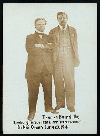 Harry Houdini and Theodore Roosevelt on board the Hamburg-American ship "Imperator"