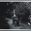 Harry Houdini and Alexander the Conjuror (Alexander Heimbürger), probably in Heimbürger's garden