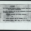 Notice for lecture by Harry Houdini on radio station WOR, Newark, N.J.