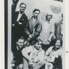 Jitney Players company (standing: Jack Collier, Dick Skinner, Caryl Keating; sitting: Dudley Hallett, Philip A. Bonsal, and Dorothy Spooner).