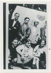 Jitney Players company (standing: Jack Collier, Dick Skinner, Caryl Keating; sitting: Dudley Hallett, Philip A. Bonsal, and Dorothy Spooner).