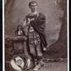 Portrait of Lawrence Barrett in the stage production Julius Caesar