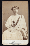 Portrait of Lawrence Barrett in the stage production Julius Caesar
