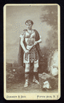 Portrait of Lawrence Barrett in the stage production Julius Caesar