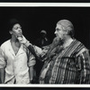 Peter Jay Fernandez as Prince Hal and Kenneth Albers as Falstaff in the stage production King Henry IV, Part 1