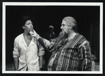 Peter Jay Fernandez as Prince Hal and Kenneth Albers as Falstaff in the stage production King Henry IV, Part 1