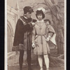 Charles John Kean (left) in a publicity photograph for the stage production King Richard III