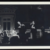 Lois Moran, William Gaxton, Victor Moore and unidentified others in the stage production Let 'Em Eat Cake