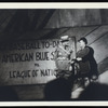 Victor Moore and unidentified actor in the stage production Let 'Em Eat Cake