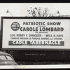 Billboard advertising a Patriotic Show starring Carole Lombard