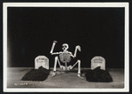 Dancing skeleton used as a variety act in the Marionette Project (Federal Theatre Project)