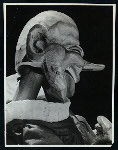 Puppet of the character Popolani from an unidentified puppet production of Offenbach's Bluebeard