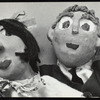 Two hand puppets