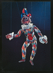 Junker Landbert als Hanswurst, Marionette aus Papa Schmids "Fasching in München im Jahre 1536"