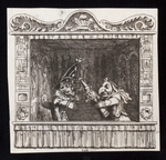 Illustration of a Punch and Judy puppet show