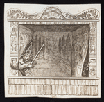 Illustration of a Punch and Judy puppet show