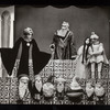 Scene from a puppet theatre performance of Snow White and the Seven Dwarfs at the Naivní Divadlo Liberec