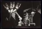 Scene from a puppet theatre performance of Andrew and the Dragon at the Krajské Loutkové Divadlo Ostrava