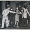 Mark Dawson (Bob), Isabel Bigley (Jeanie) and Bill Hayes (Larry) in Me and Juliet
