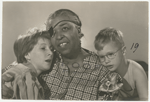 Publicity photo of Julie Harris, Ethel Waters, and Brandon de Wilde in the stage production The Member of the Wedding.