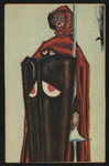 Costume design drawing for the pantomime The Miracle