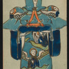 Costume design drawing for the pantomime The Miracle