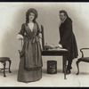 Billie Burke and Charles Hawtrey in the stage production Mr. George
