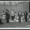 Sammy Davis, Jr. (center) and cast in the stage production Mr. Wonderful
