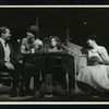 Sam Hatcher, Geoffrey Horne, Jane Fonda, and Hilda Brawner in the stage production No Concern of Mine