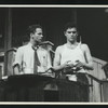 Ben Piazza and Geoffrey Horne in the stage production No Concern of Mine