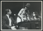 Tom Hatcher, Geoffrey Horne, and Jane Fonda in the stage production No Concern of Mine