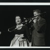 Polly Rowles (Mollie Plummer) and James Dahl (Trombone Instrumental Player) in No Strings