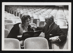 Dorothy Rodgers and Richard Rodgers (music) at a rehearsal for No Strings