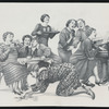 Illustration of the stage production The Octette Bridge Club