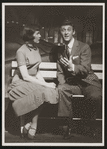 Kay Coulter (Frankie Frayne) and Bobby Van (Phil Dolan III) in the 1954 revival of On Your Toes